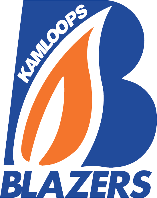 kamloops blazers 1987-2005 primary logo iron on transfers for T-shirts